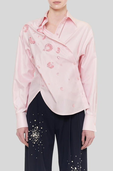 Crookd Classic Shirt Quartz Rose-Tops-Des_Phemmes-Debs Boutique